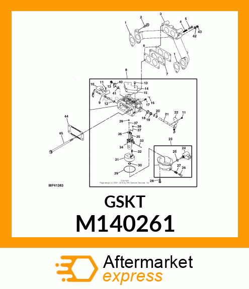 GASKET, CARBURETOR M140261