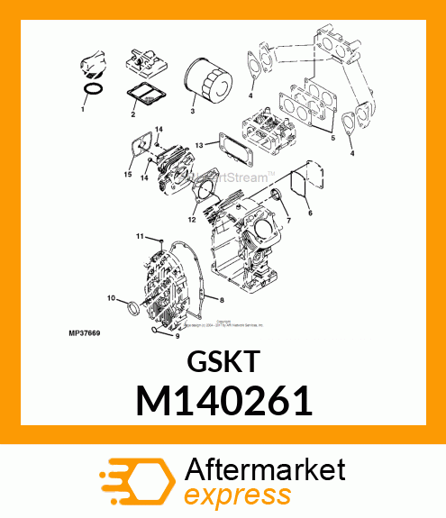 GASKET, CARBURETOR M140261