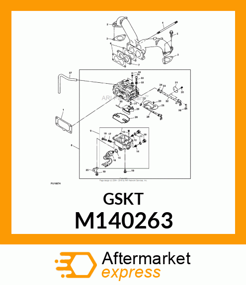 GASKET, FLOAT CHAMBER M140263