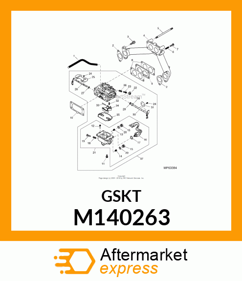 GASKET, FLOAT CHAMBER M140263