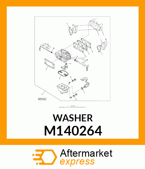 GASKET, MAIN PLUG M140264