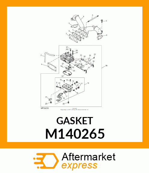 GASKET, SOLENOID M140265