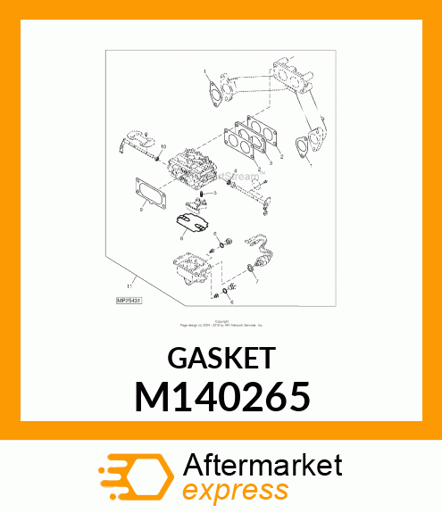 GASKET, SOLENOID M140265