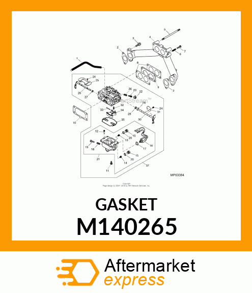 GASKET, SOLENOID M140265