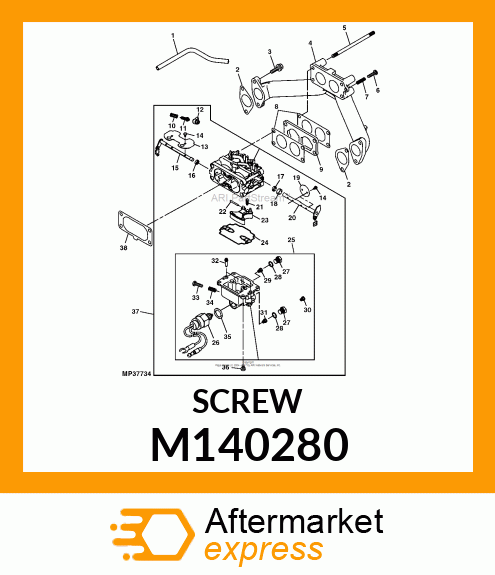 SCREW, DRAIN M140280