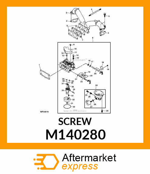 SCREW, DRAIN M140280