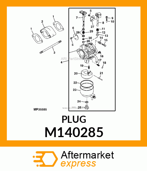 PLUG, EXPANSION M140285