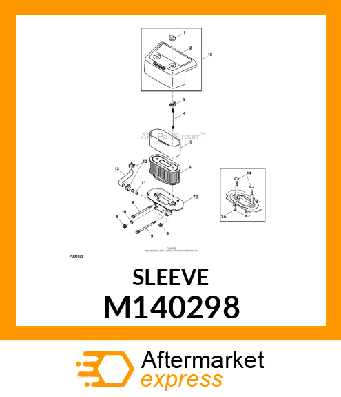 SLEEVE, SLEEVE M140298