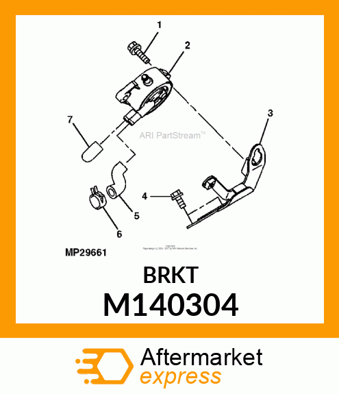 BRACKET COMPLETE M140304