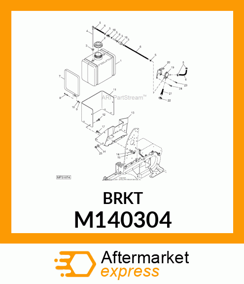 BRACKET COMPLETE M140304