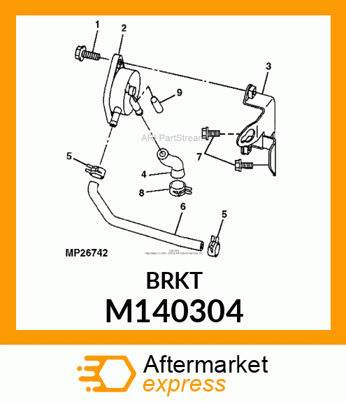 BRACKET COMPLETE M140304