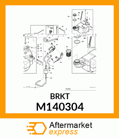 BRACKET COMPLETE M140304