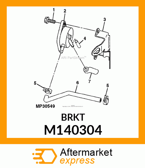 BRACKET COMPLETE M140304