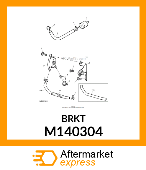 BRACKET COMPLETE M140304