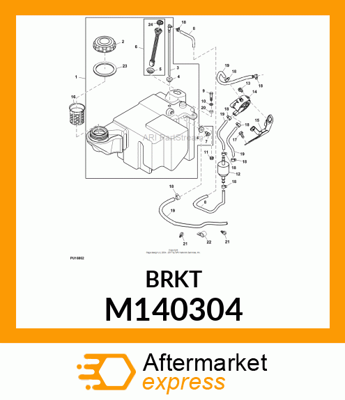 BRACKET COMPLETE M140304