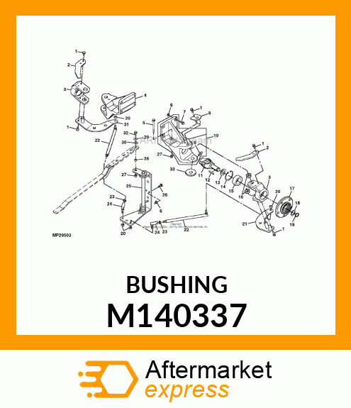 BUSHING, FLANGED M140337