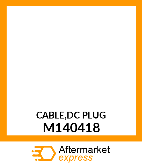 CABLE,DC PLUG M140418