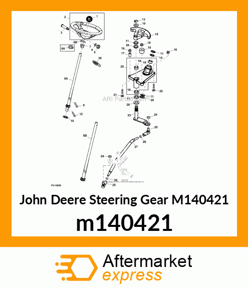 GEAR, STEERING SECTOR (AWS) m140421