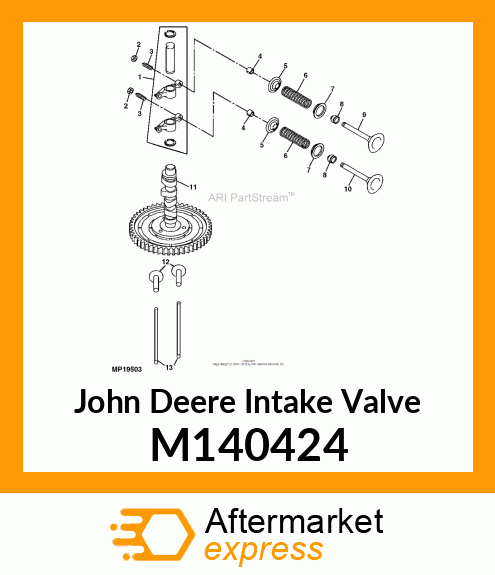 VALVE, INTAKE M140424