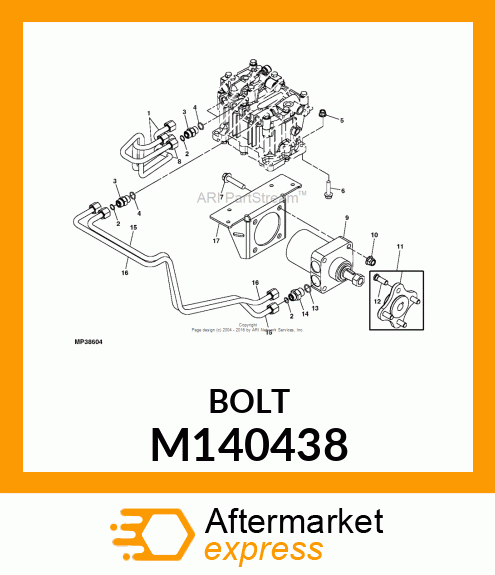 BOLT, WHEEL M140438