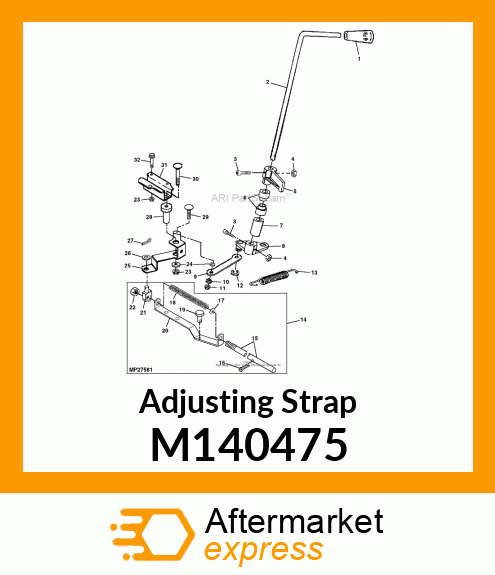 Adjusting Strap M140475