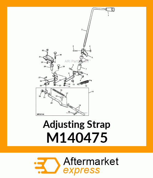 Adjusting Strap M140475