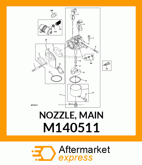 NOZZLE, MAIN M140511