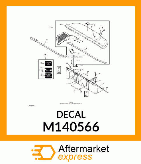 LABEL, LABEL, HOPPER LATCH M140566