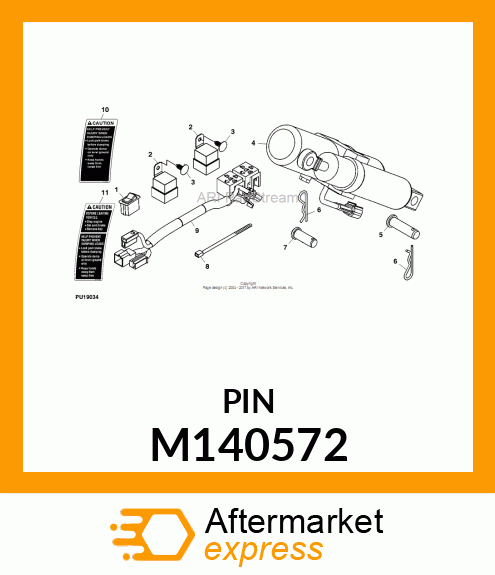 PIN, DRAFT ARM M140572