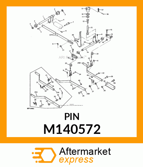 PIN, DRAFT ARM M140572