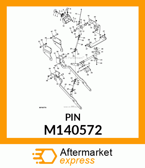 PIN, DRAFT ARM M140572