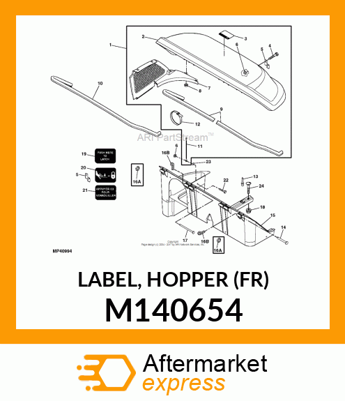 LABEL, HOPPER (FR) M140654