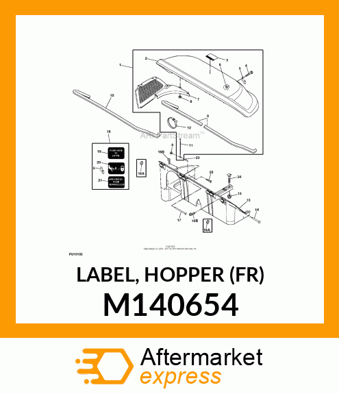 LABEL, HOPPER (FR) M140654