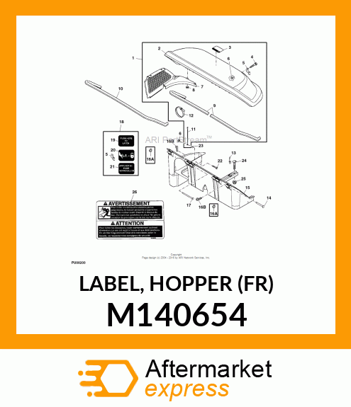 LABEL, HOPPER (FR) M140654