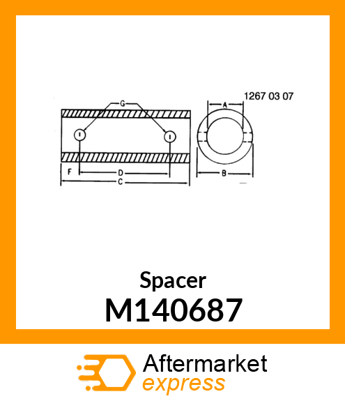 Spacer M140687