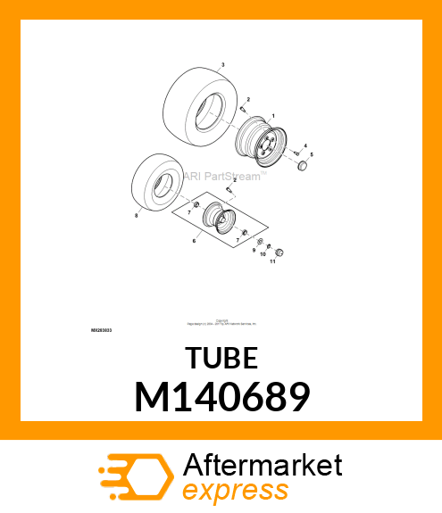 INNERTUBE, 15X6.00 M140689