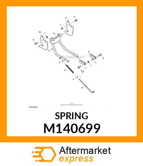 SPRING, COMPRESSION M140699