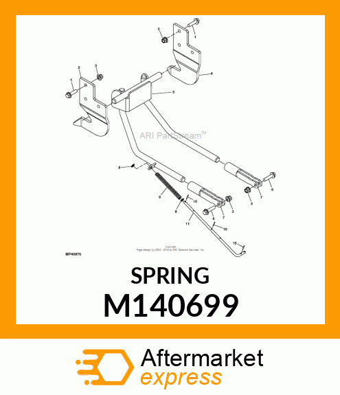 SPRING, COMPRESSION M140699