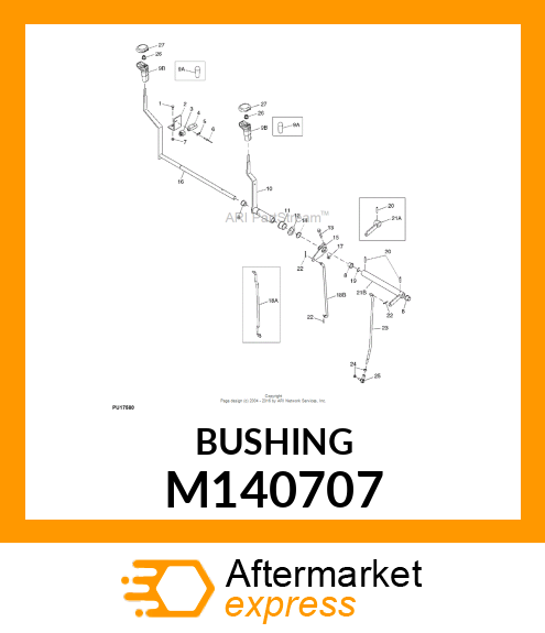 BUSHING, INNER FLANGE M140707