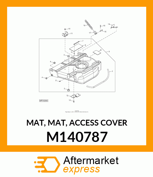 MAT, MAT, ACCESS COVER M140787