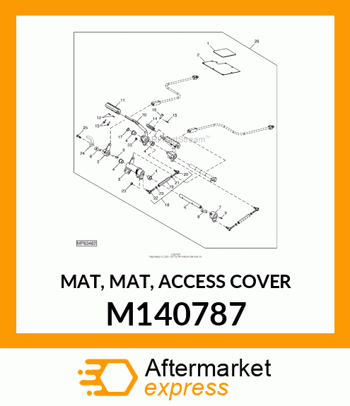 MAT, MAT, ACCESS COVER M140787