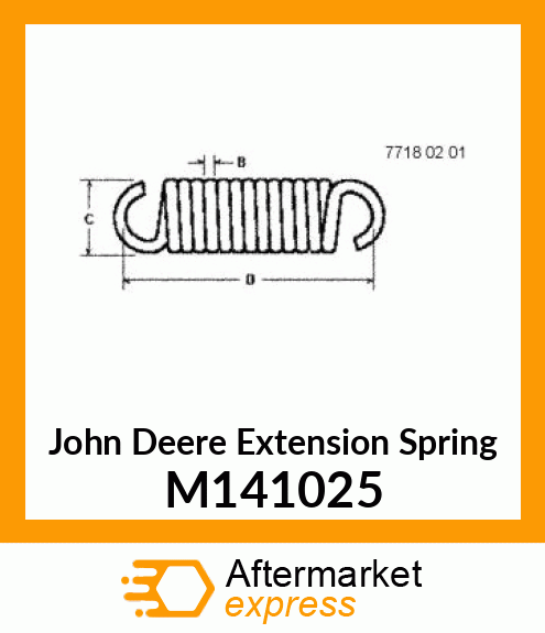 SPRING, ACCELERATOR/CLUTCH M141025