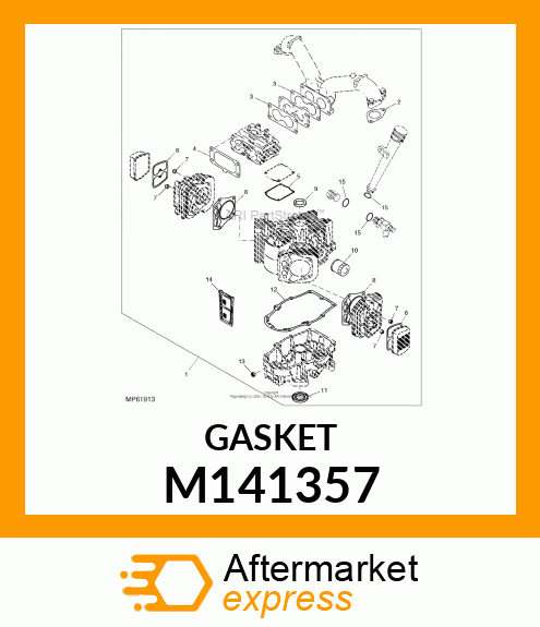 GASKET, CARBURETOR M141357