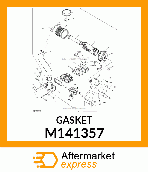 GASKET, CARBURETOR M141357