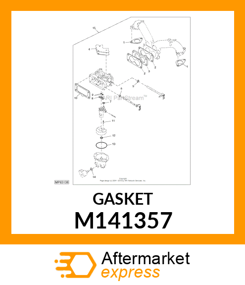 GASKET, CARBURETOR M141357