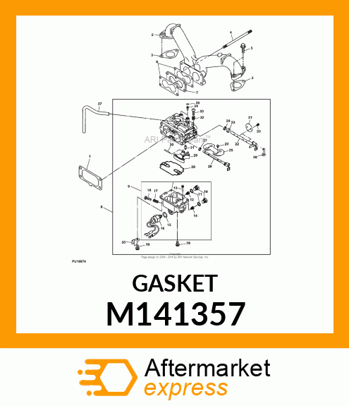 GASKET, CARBURETOR M141357