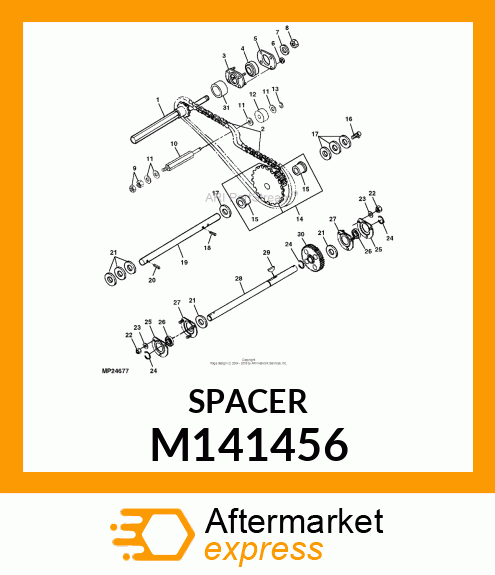 Spacer M141456