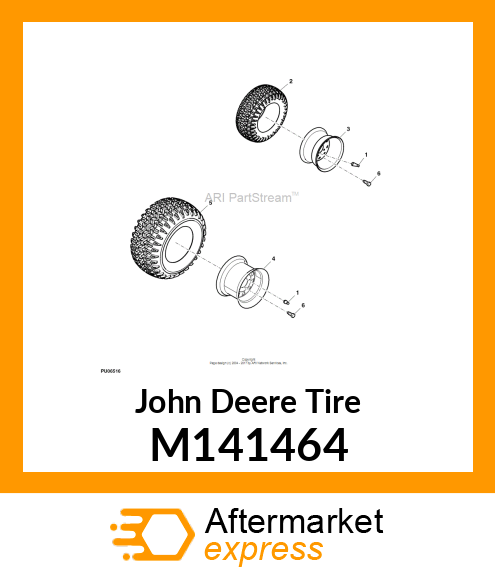 TIRE, 18X8.50 M141464