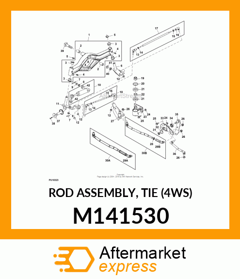 ROD ASSEMBLY, TIE (4WS) M141530