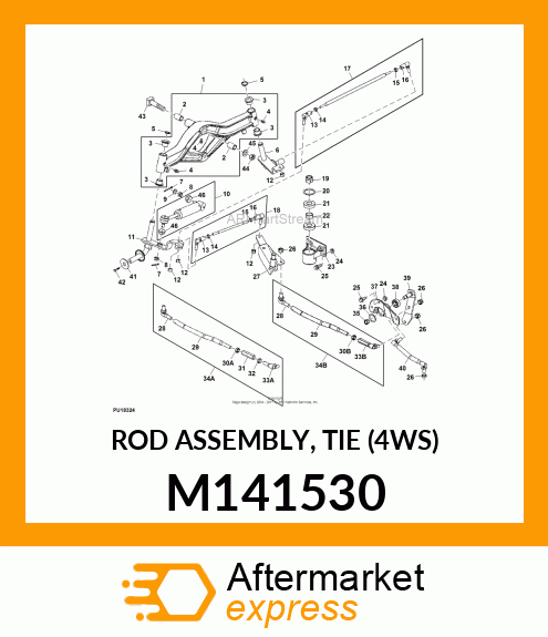 ROD ASSEMBLY, TIE (4WS) M141530